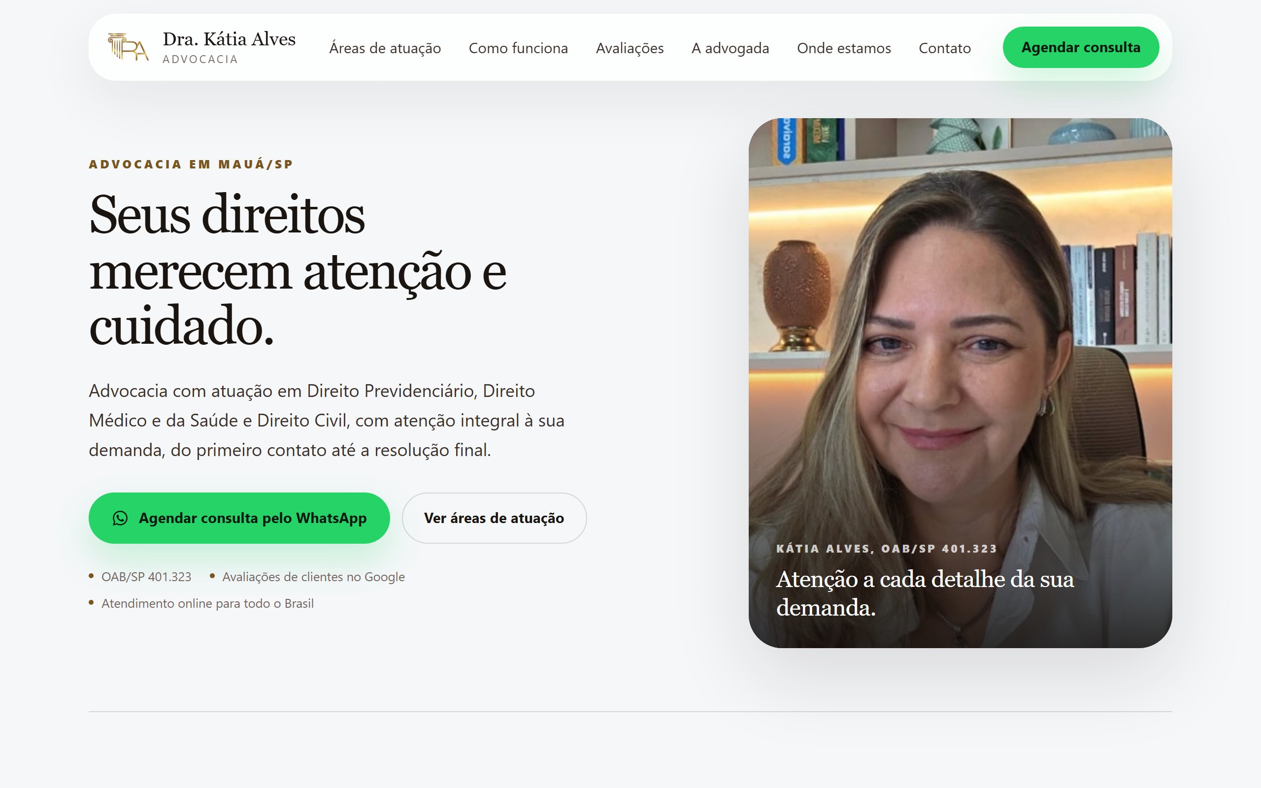 Página entregue na versão para computador e notebook