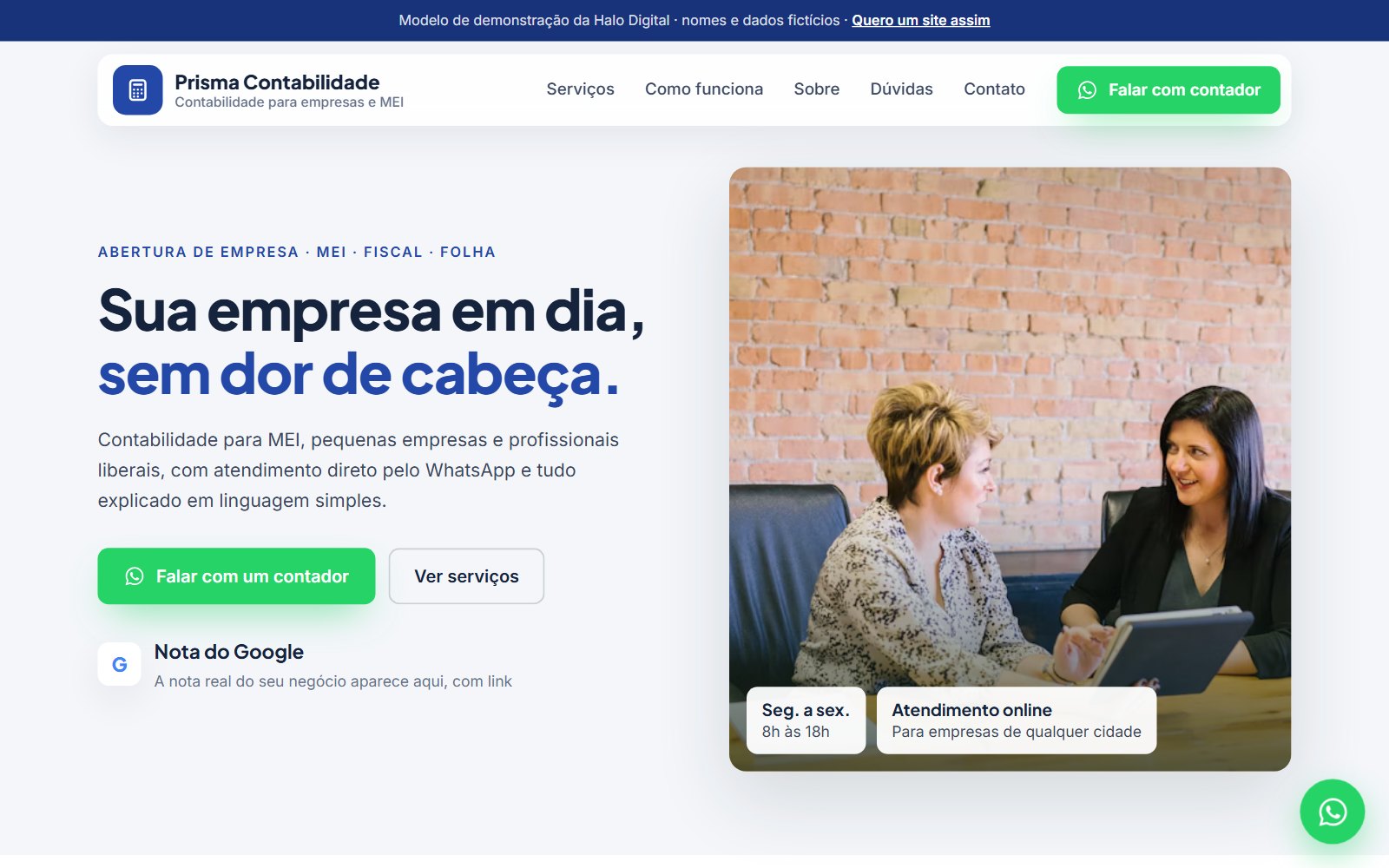 Prévia do modelo de contabilidade